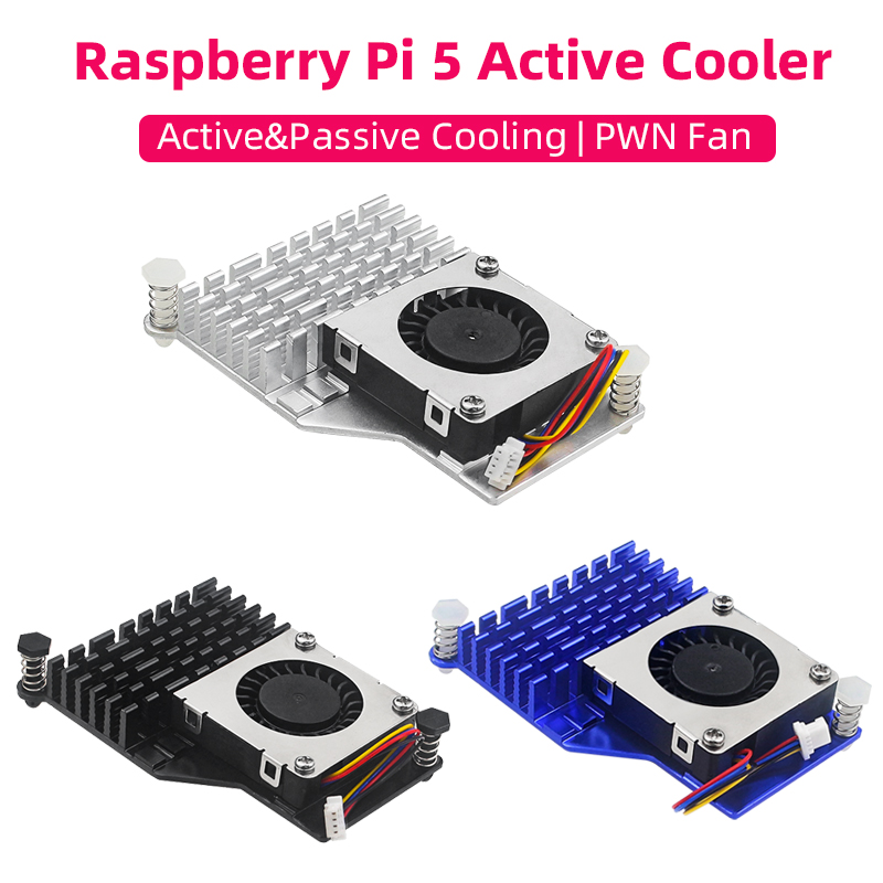 Raspberry Pi Water Cooling Kit - Raspberry Pi 5-Refroidisseur actif en aluminium,