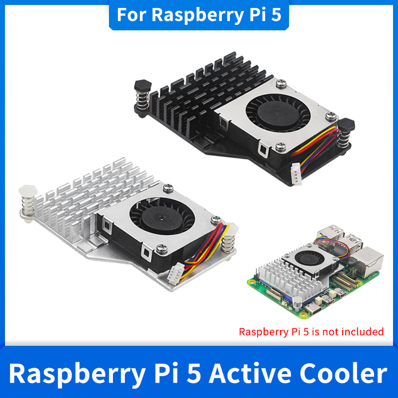 Raspberry Pi Water Cooling Kit - Raspberry Pi 5-Ventilateur refroidisseur actif en