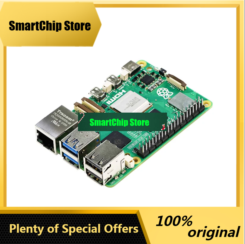 Raspberry Pi 5 8Gb Board - SmCpOfficial Raspberry Pi 5 Original, Ordinateur