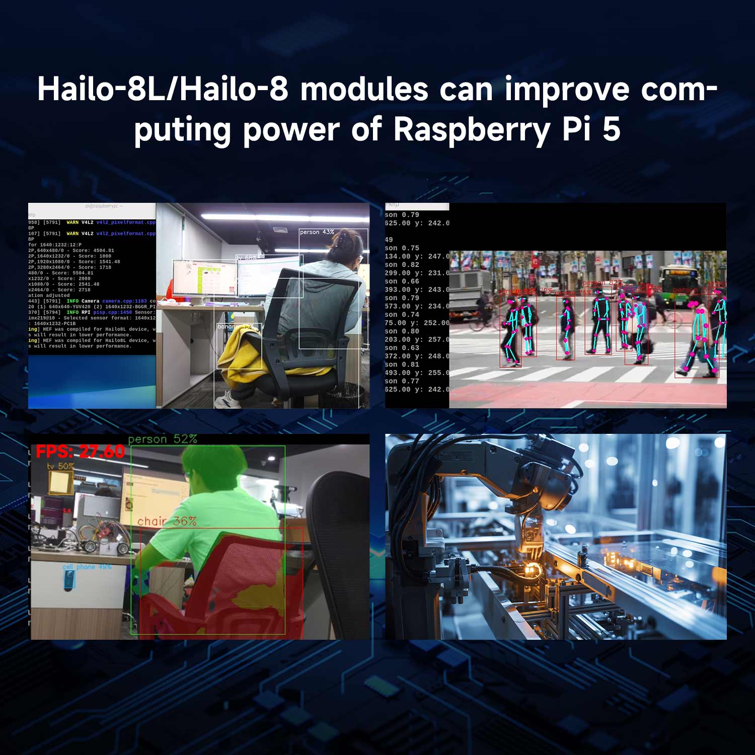 Hailo 8/8l Ai Module d'accélér - Raspberry Pi Ai Kit Hailo-8L avis et prix
