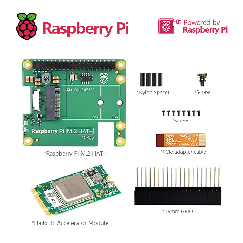 Raspberry Pi AI Kit combine M. - Raspberry Pi Ai Kit Hailo-8L avis et prix