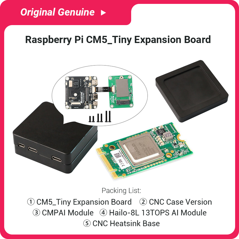 Kit complet CM5 Tiny avec modu - Raspberry Pi Ai Kit Hailo-8L avis et prix