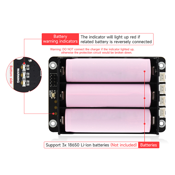 Carte UPS Raspberry Pi 5 prena - Raspberry Pi Uninterrupted Power Supply Ups 18650 avis et prix